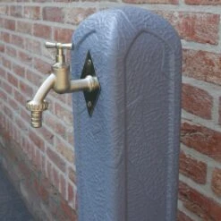 Waterzuil Met Kraan En Aansluiting - Grijs -EDIALUX Verkoop 2025 tuinpaal met waterkraan 1498043234 1 600