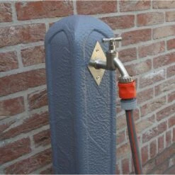 Waterzuil Met Kraan En Aansluiting - Grijs -EDIALUX Verkoop 2025 tuinpaal met waterkraan 1498043411 1 600