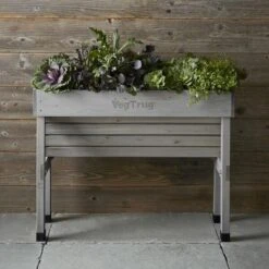 Vegtrug Verhoogde Kweektafel Grijs - 100 × 80 × 80 Cm -EDIALUX Verkoop 2025 vegtrug grijs 1 m 1517220431 1 600